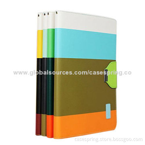 Leather case for ipad Air/ipad5,Rainbow-colored protective sleeve hit